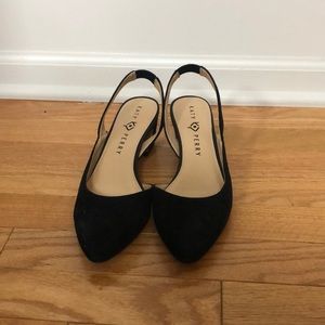 Katy Perry Black Suede Heel